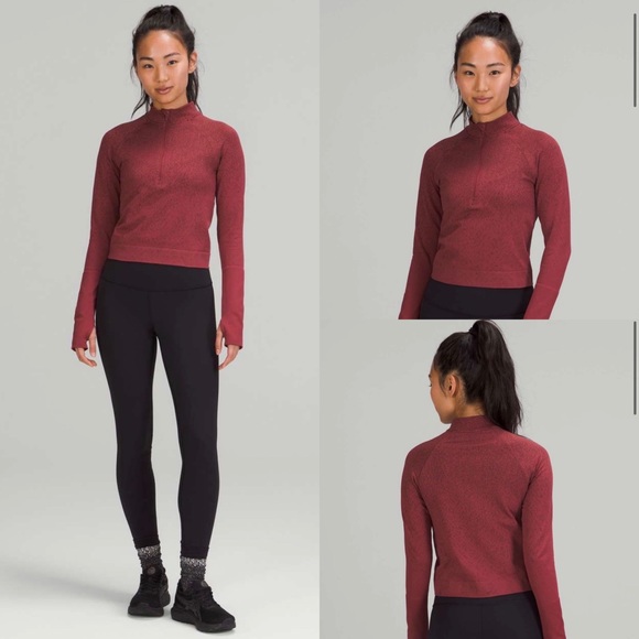 Lululemon Rest Less Cropped Half-Zip 6 NWT - Picture 1 of 6